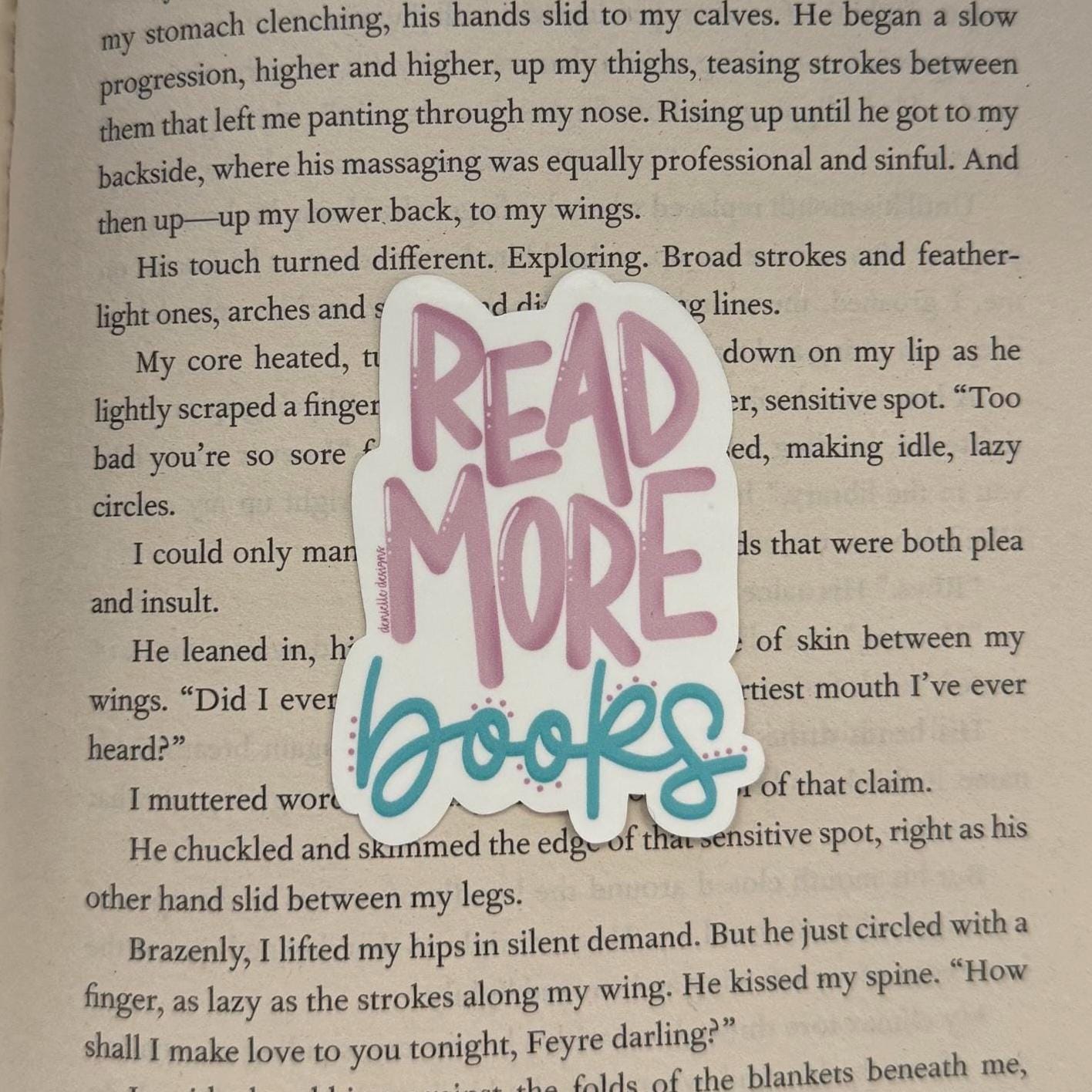 Read More Books Vinyl Sticker