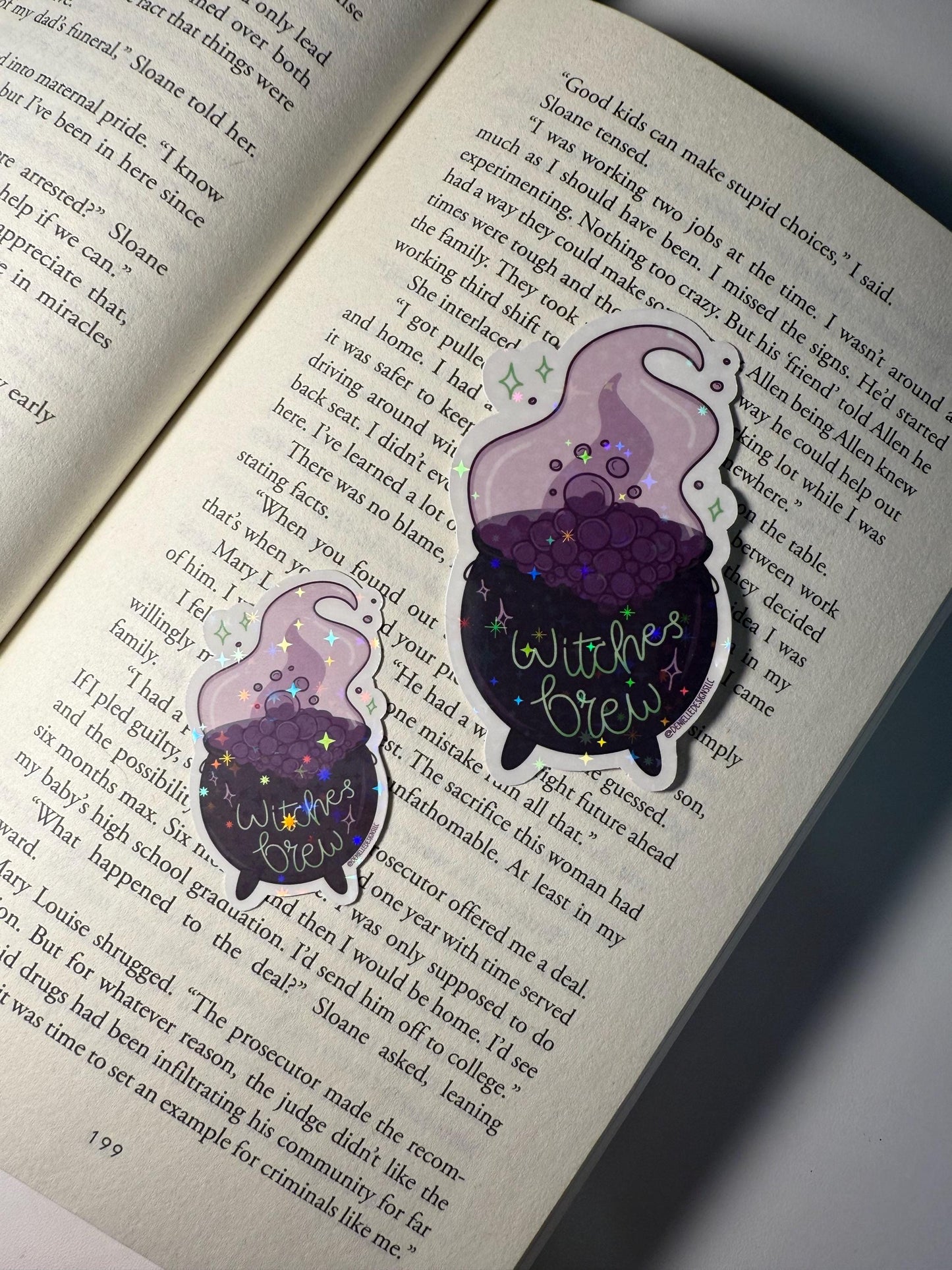 Holographic Witches Brew Vinyl Sticker