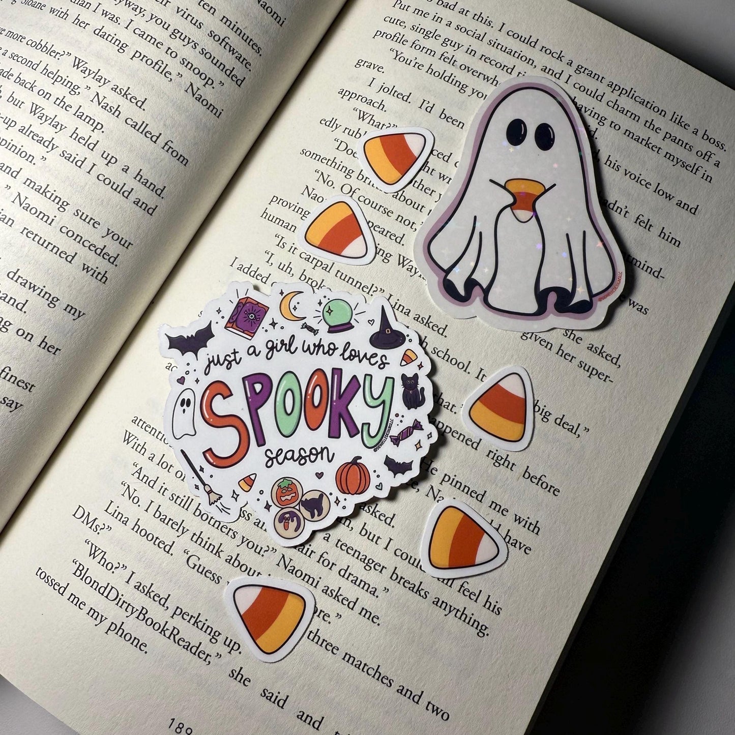 Just A Girl Who Loves Spooky Season Vinyl Sticker