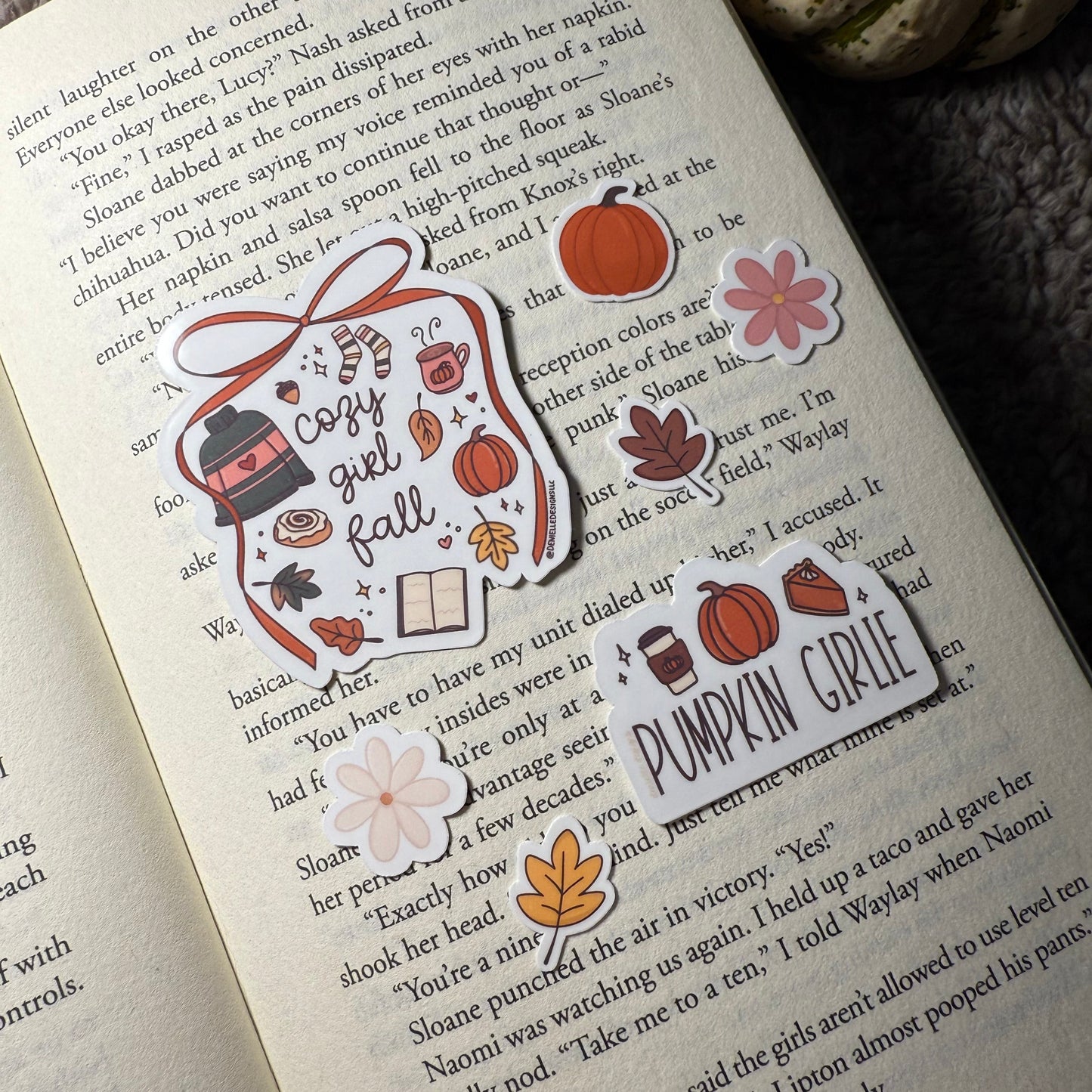 Pumpkin Girlie Vinyl Sticker