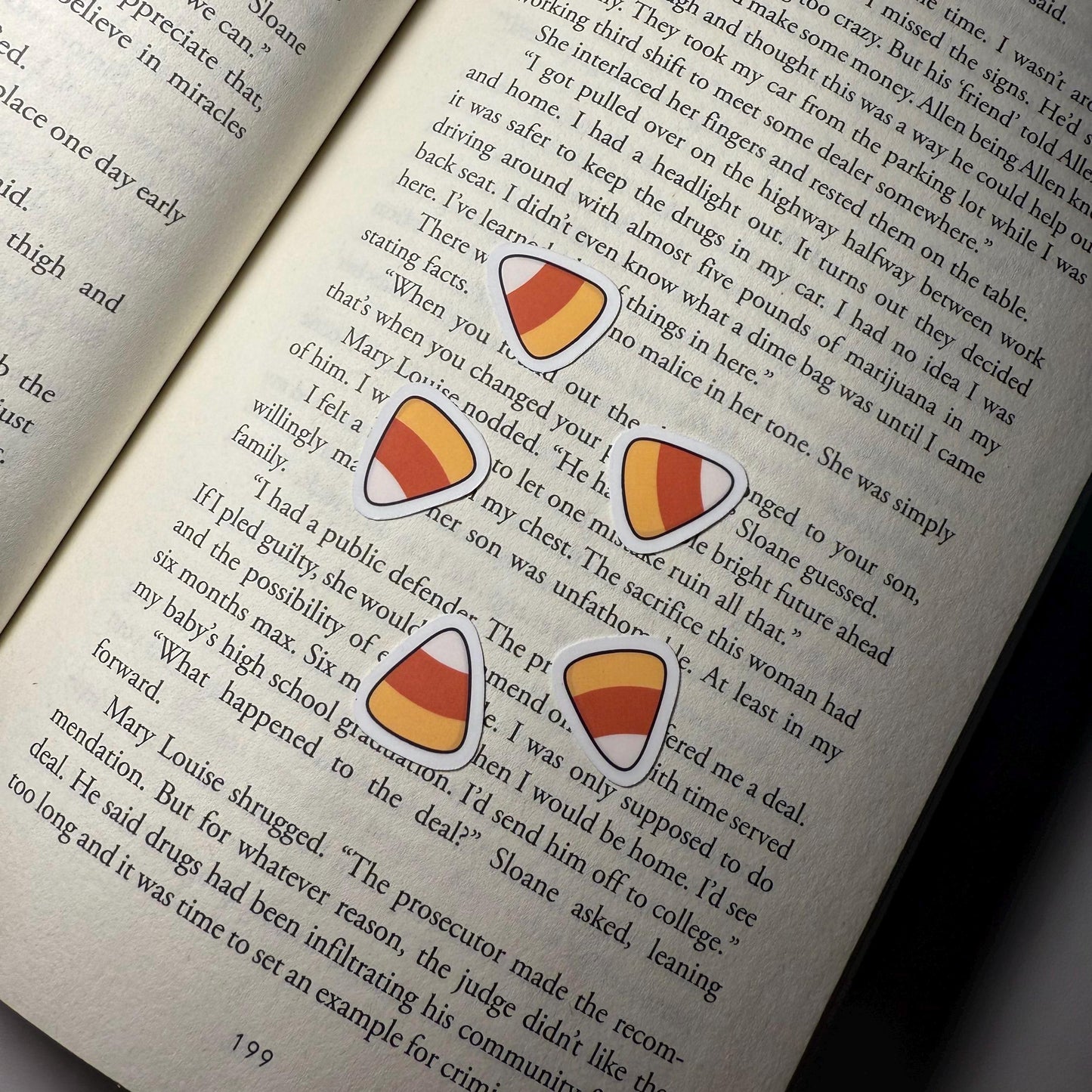 Candy Corn Gap Filler Vinyl Sticker Pack