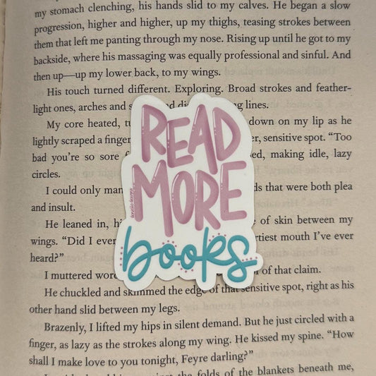 Read More Books Vinyl Sticker