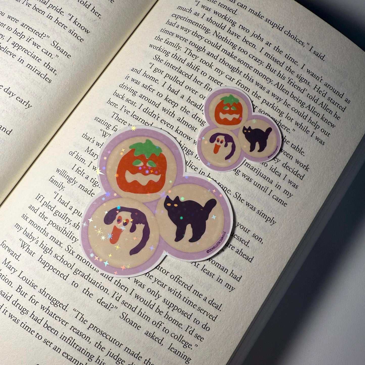 Halloween Cookies Holographic Vinyl Sticker