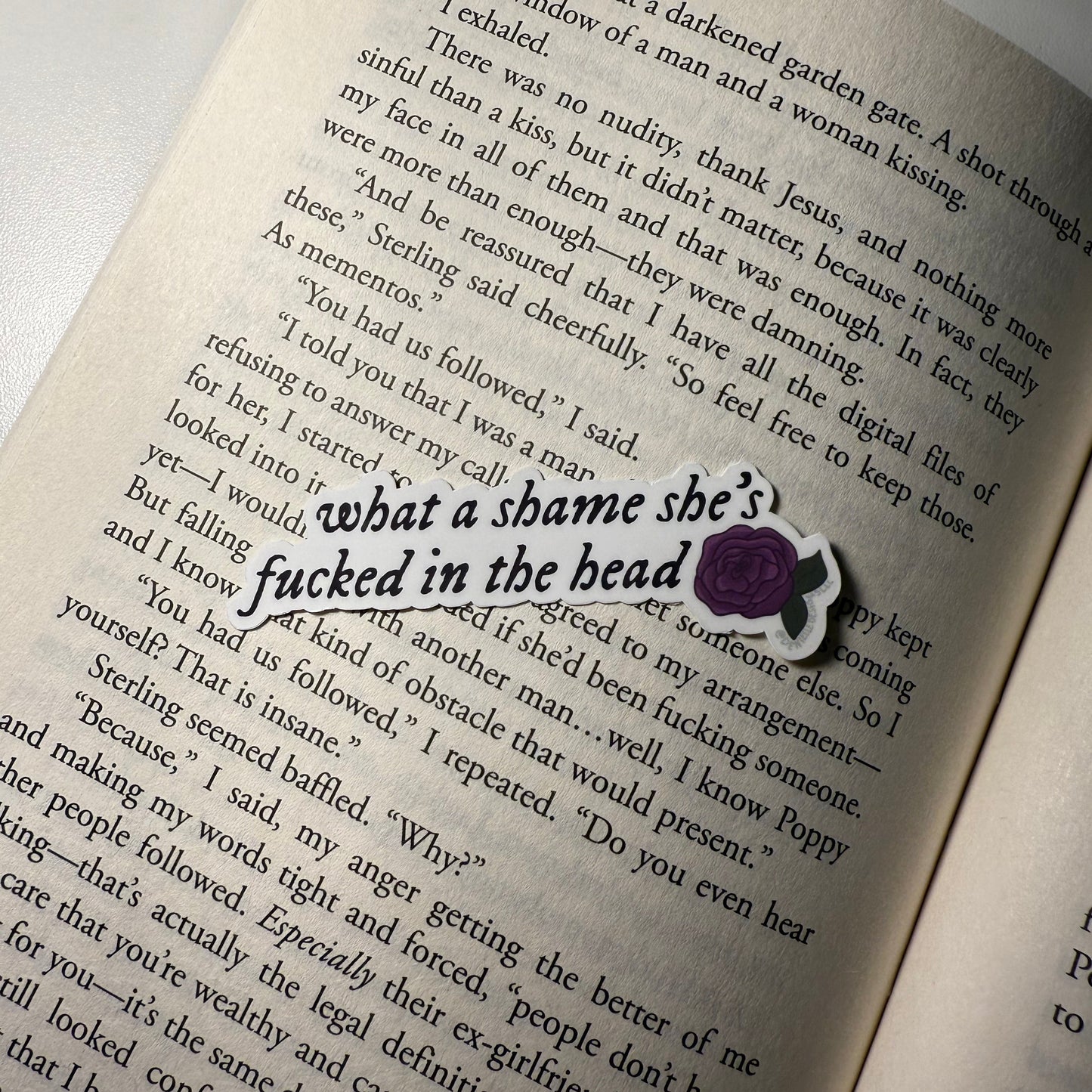 She's Fucked In The Head Vinyl Sticker