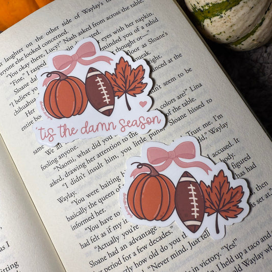 'Tis The Damn Season - Fall Vinyl Sticker
