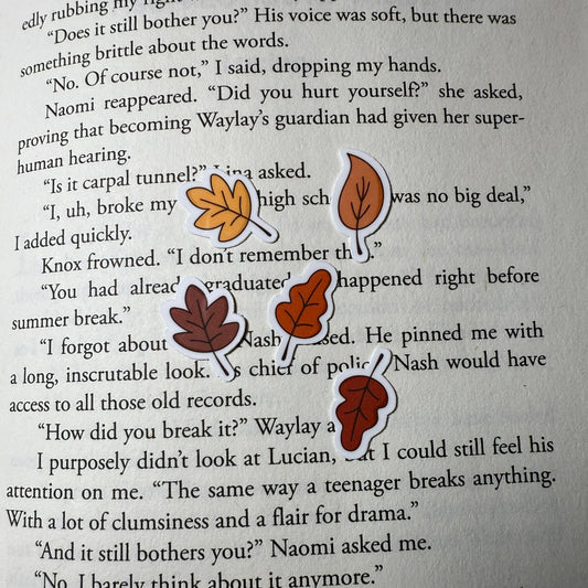 Autumn Leaves Gap Filler Vinyl Sticker Pack