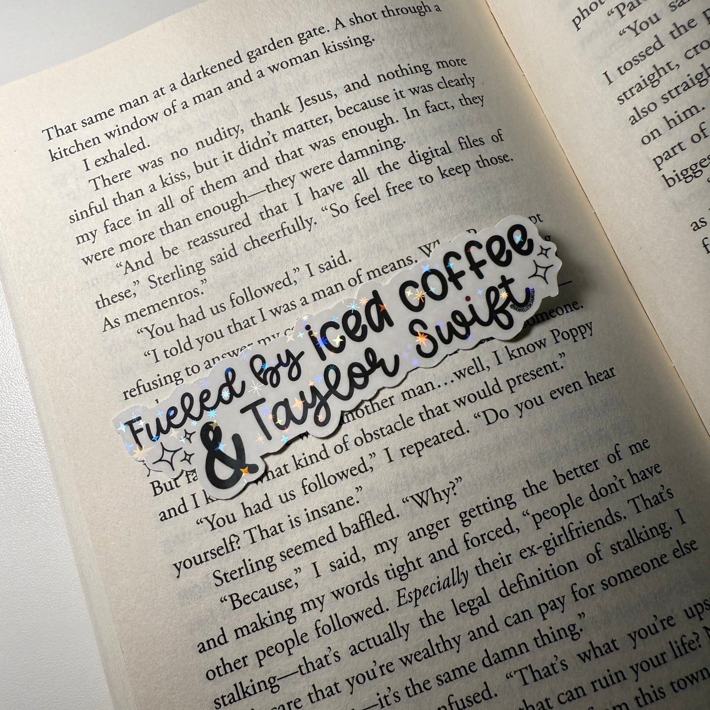 Fueled By Iced Coffee & TS Sticker