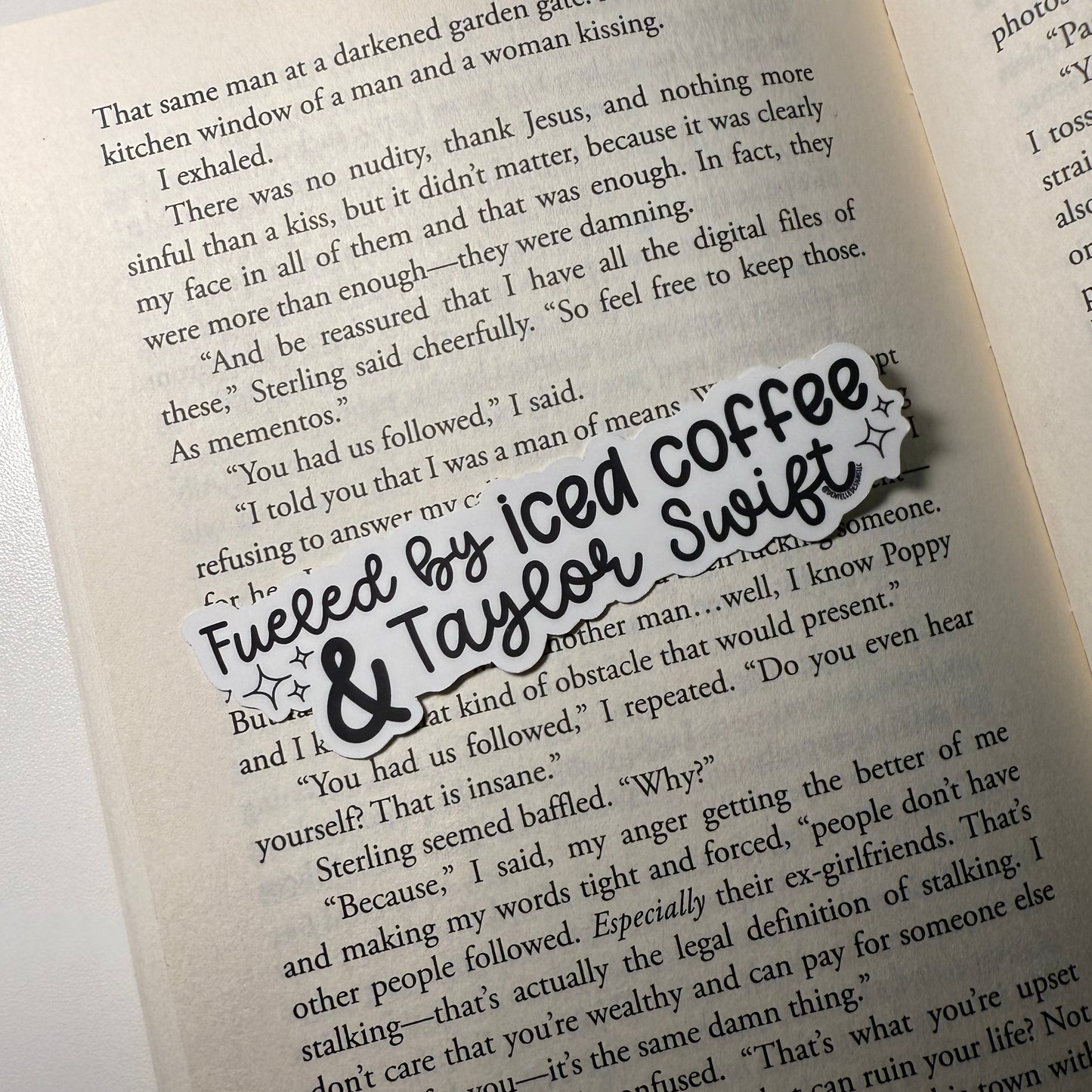 Fueled By Iced Coffee & TS Sticker