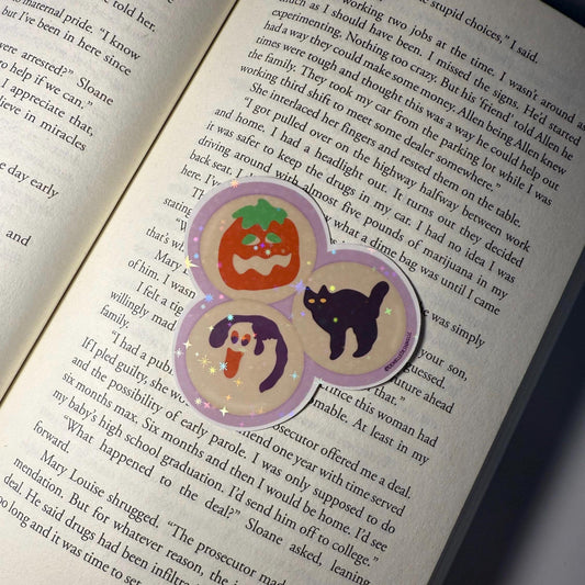 Halloween Cookies Holographic Vinyl Sticker