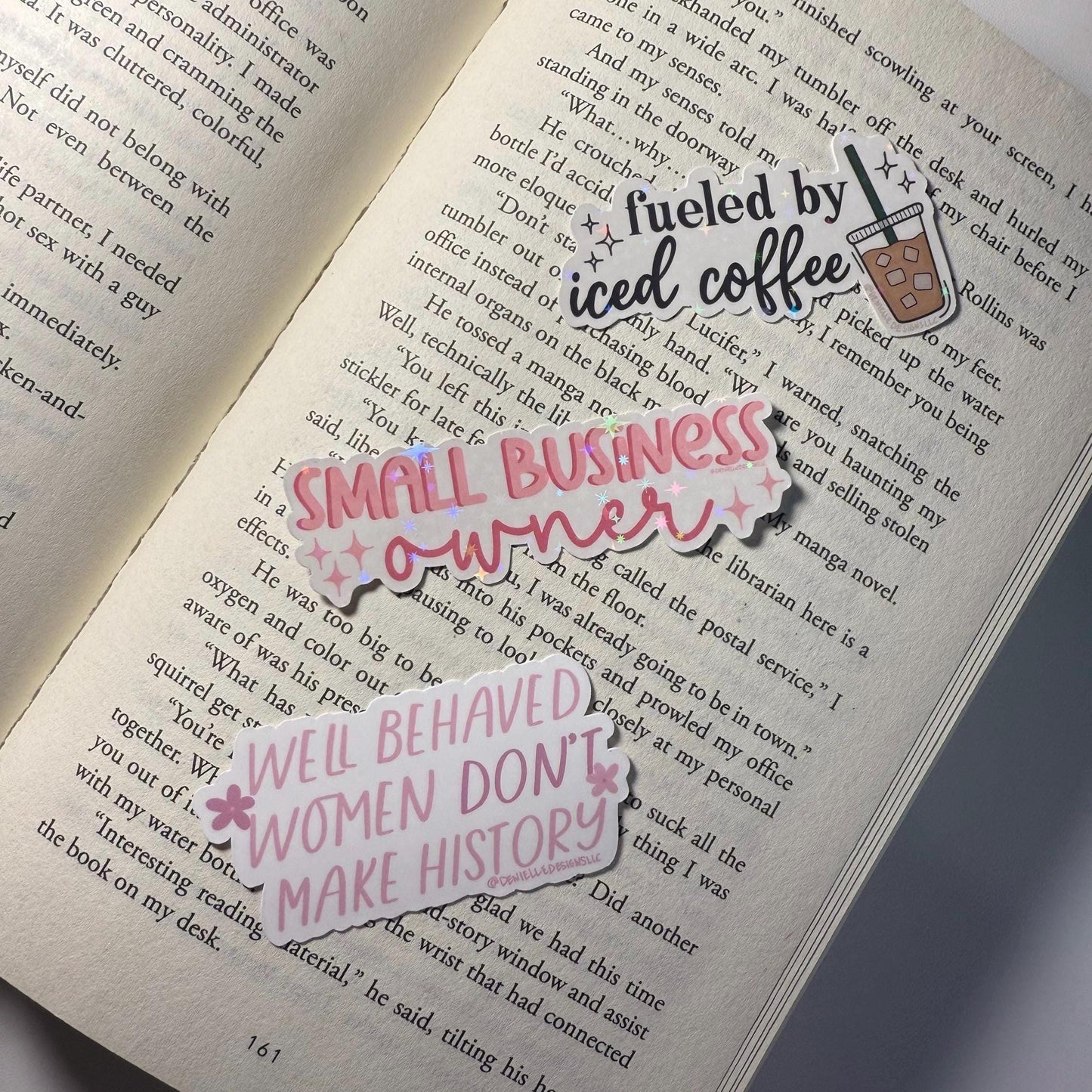 Small Business Owner Holographic Vinyl Sticker